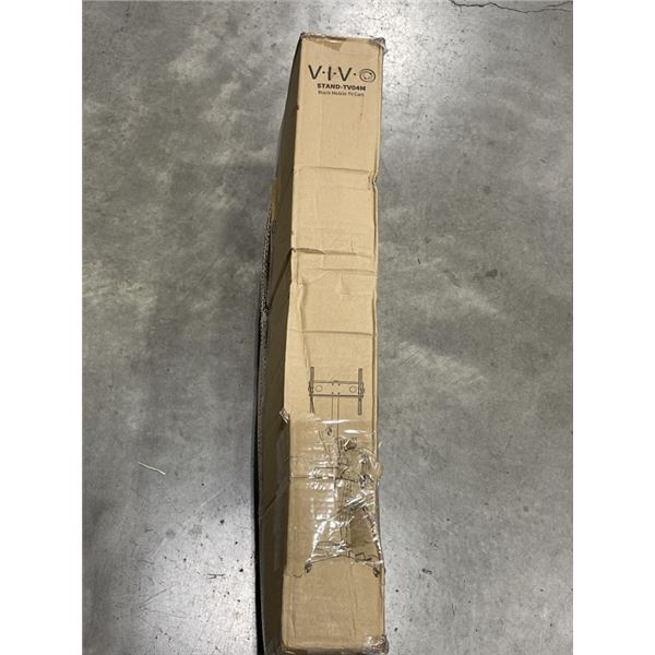 VIVO BLACK MOBLIE TV CART