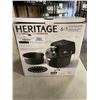 Image 1 : HERITAGE 6-IN-1 4.5QT INFRARED STEAM AIR FRYER - TESTED WORKING, RETAIL $299