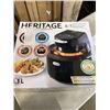 Image 3 : HERITAGE 6-IN-1 4.5QT INFRARED STEAM AIR FRYER - TESTED WORKING, RETAIL $299