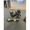 Image 2 : ANTIQUE BRASS BELLS, AND BIRD SALT AND PEPPER