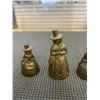 Image 8 : ANTIQUE BRASS BELLS, AND BIRD SALT AND PEPPER