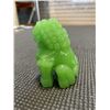 Image 3 : VINTAGE GREEN GLASS FOO DOG AND 2 EASTERN FIGURES