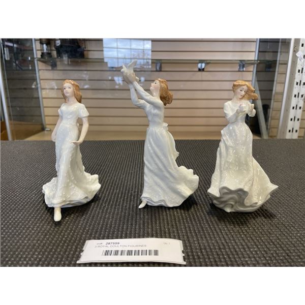 3 ROYAL DOULTON FIGURINES