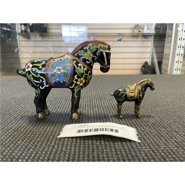 CLOISSONE HORSE AND MINIATURE HORSE