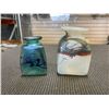 Image 2 : COLLECTIBLE ART GLASS PAPER WEIGHTS, AND 2 SMALL VASES