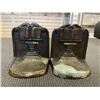 Image 4 : 3 SETS OF ANTIQUE BRASS BOOKENDS