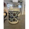 Image 4 : 4 ANTIQUE STEINS INCLUDING WEST GERMAN CLOVER STEIN