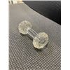 Image 11 : ANTIQUE PINWHEEL CRYSTAL DECANTER, GLASS DECANTER AND OTHER ANTIQUE GLASS ITEMS INCLUDING 2 GLASS ST