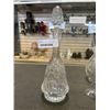 Image 4 : ANTIQUE PINWHEEL CRYSTAL DECANTER, GLASS DECANTER AND OTHER ANTIQUE GLASS ITEMS INCLUDING 2 GLASS ST