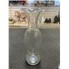 Image 8 : ANTIQUE PINWHEEL CRYSTAL DECANTER, GLASS DECANTER AND OTHER ANTIQUE GLASS ITEMS INCLUDING 2 GLASS ST