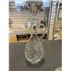Image 9 : ANTIQUE PINWHEEL CRYSTAL DECANTER, GLASS DECANTER AND OTHER ANTIQUE GLASS ITEMS INCLUDING 2 GLASS ST