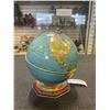 Image 4 : ANTIQUE METAL GLOBE, ARTICULATING AND SPINNING, GOOD CONDITION