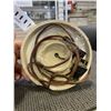 Image 5 : PAIR OF ANTIQUE GOEBEL LAMPS WITH ORIGINAL SHADES, SHADES ARE IN ROUGH CONDITION, LAMPS ARE PERFECT