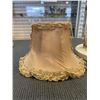 Image 6 : PAIR OF ANTIQUE GOEBEL LAMPS WITH ORIGINAL SHADES, SHADES ARE IN ROUGH CONDITION, LAMPS ARE PERFECT