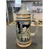 Image 7 : 2 LARGE ANTIQUE GERMAN LIDDED STEINS