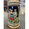 Image 8 : 2 LARGE ANTIQUE GERMAN LIDDED STEINS
