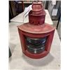 Image 3 : 2 ANTIQUE RAIL ROAD LANTERNS, CORNER STYLE WITH ORIGINAL GLASS
