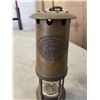 Image 2 : ANTIQUE BRASS COAL MINERS LAMP