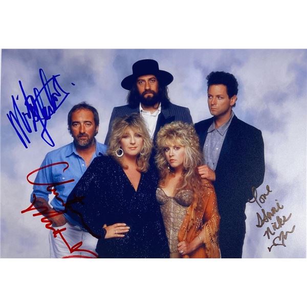 Fleetwood Mac facsimile band signed photo