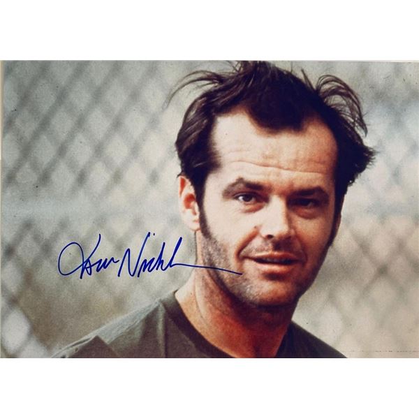One Flew Over The Cuckoo's Nest Jack Nicholson facsimile signed movie photo