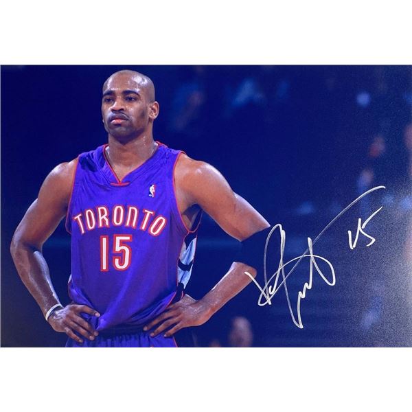 Toronto Raptors Vince Carter facsimile signed photo