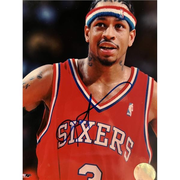 Allen Iverson facsimile signed photo