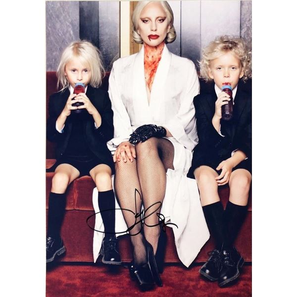 American Horror Story Lady Gaga facsimile Signed Photo