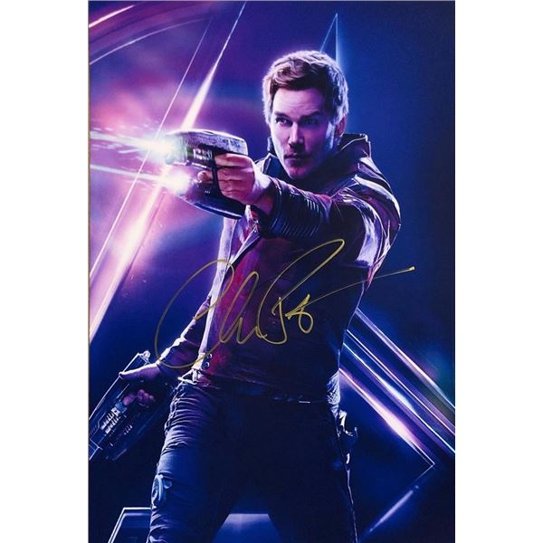 Avengers: Infinity War Chris Pratt facsimile signed movie photo