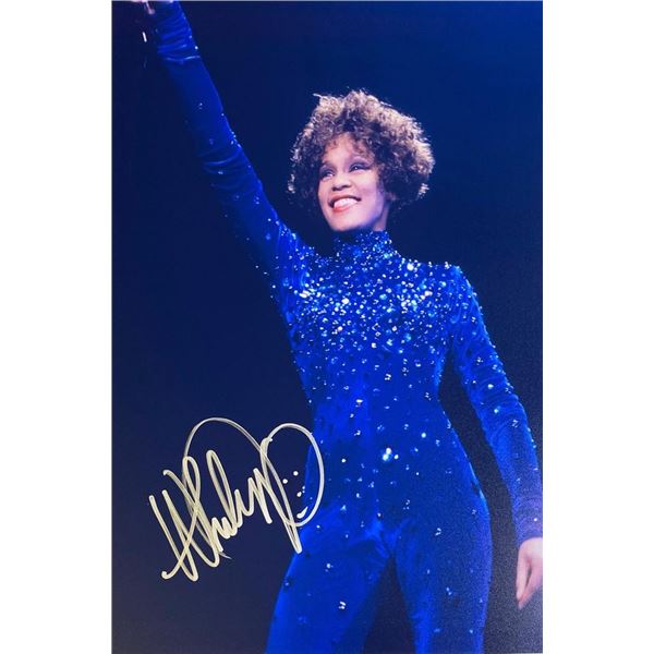 Whitney Houston facsimile signed photo