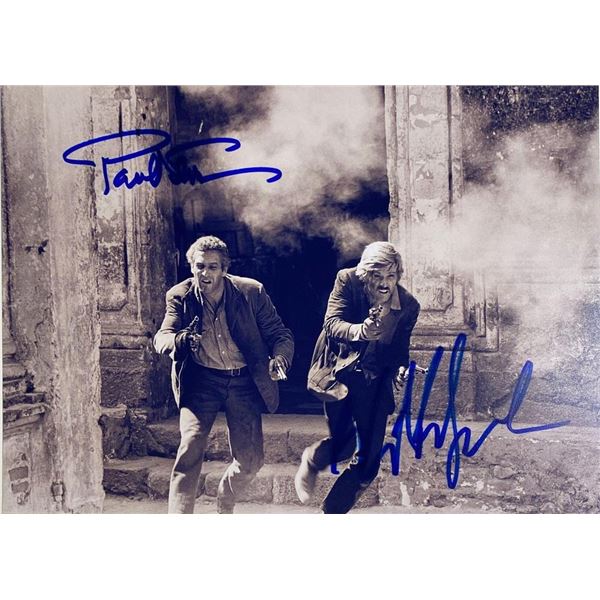 Butch Cassidy And The Sundance Kid cast facsimile signed  photo