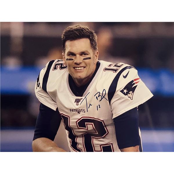 Tom Brady facsimile signed photo