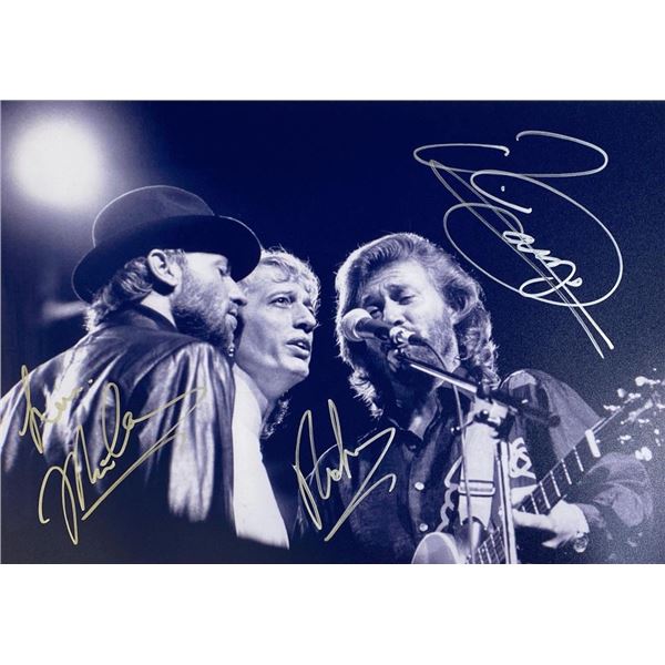 The Bee Gees facsimile band signed photo