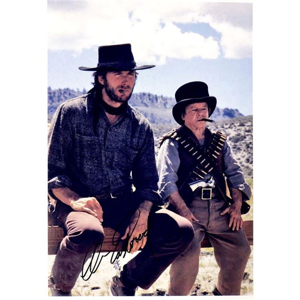 Clint Eastwood facsimile signed movie photo