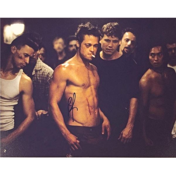 Fight Club Brad Pitt facsimile signed movie photo