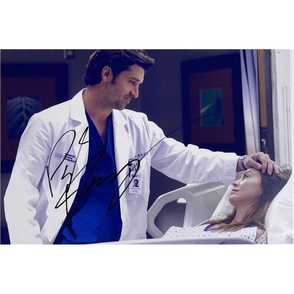 Grey's Anatomy Patrick Dempsey facsimile signed photo