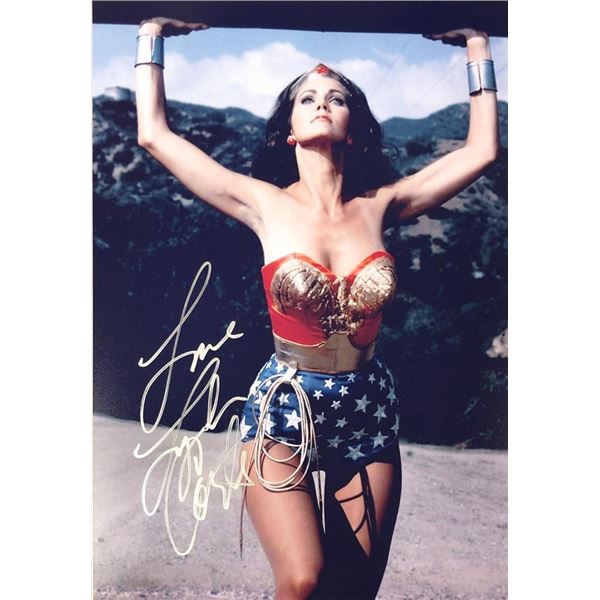 Wonder Woman Lynda Carter facsimile signed photo