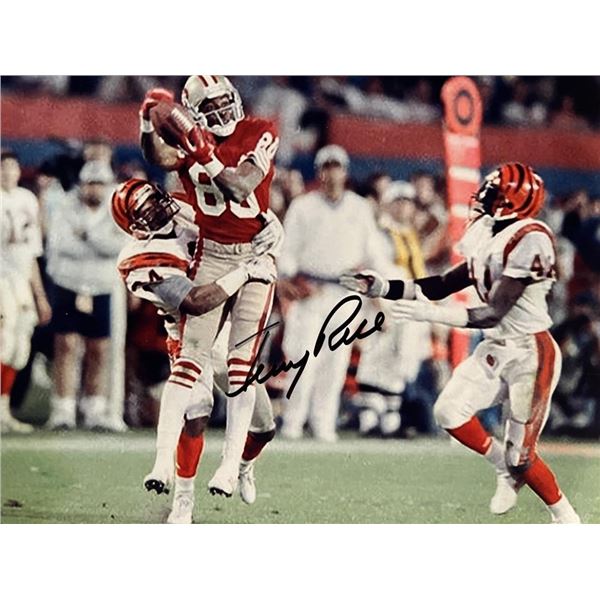 SF 49ers Jerry Rice facsimile signed photo