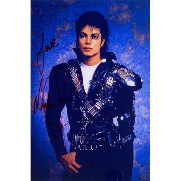 Michael Jackson facsimile signed photo