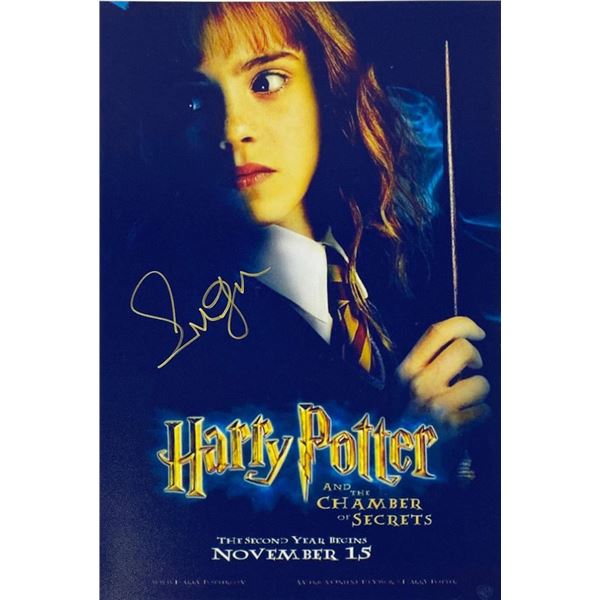 Harry Potter and the Chamber of Secrets Emma Watson facsimile signed movie photo