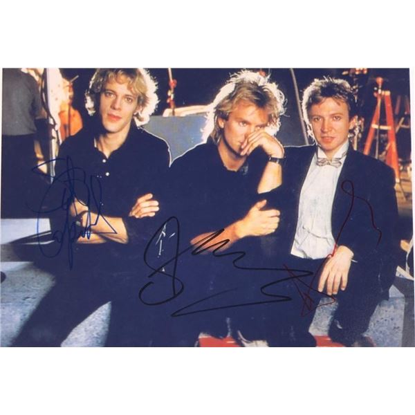 The Police facsimile signed photo