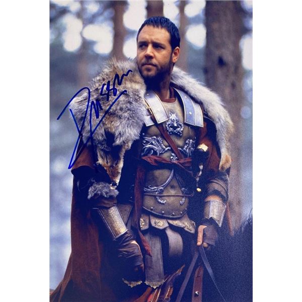 Gladiator Russell Crowe facsimile signed  movie photo