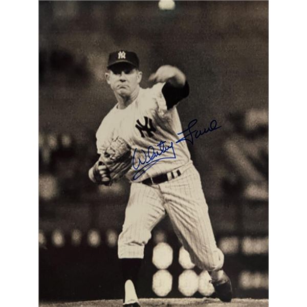 Whitey Ford facsimile signed photo