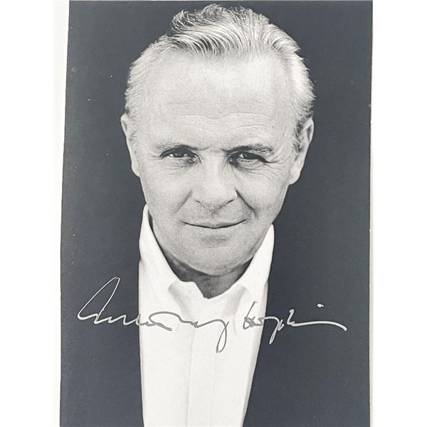 Anthony Hopkins signed photo