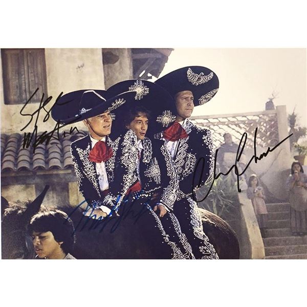 Three Amigos cast facsimile signed movie photo
