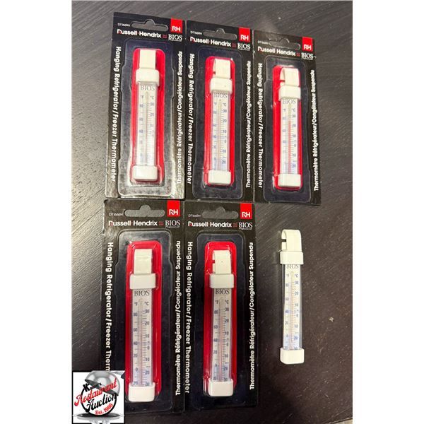 6 BIOS HANGING REFRIGERATOR / FREEZER THERMOMETERS