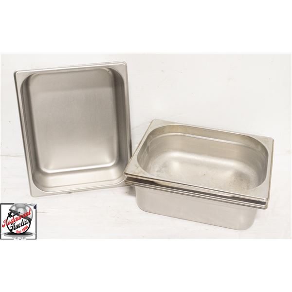 BAILIFF SEIZURE: 4 1/2 S/S INSERTS 2" DEEP