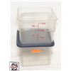 Image 1 : BAILIFF SEIZURE: TWO CAMBRO 12QT DRY STORAGE BINS