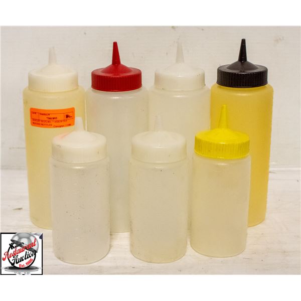 BAILIFF SEIZURE: 7 ASSORTED SQUEEE BOTTLES