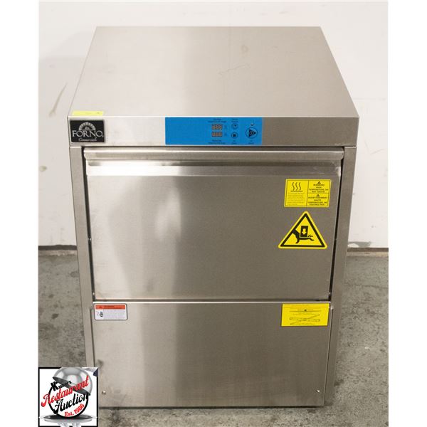 FORNO 24.5" UNDER COUNTER HIGH TEMP DISH WASHER