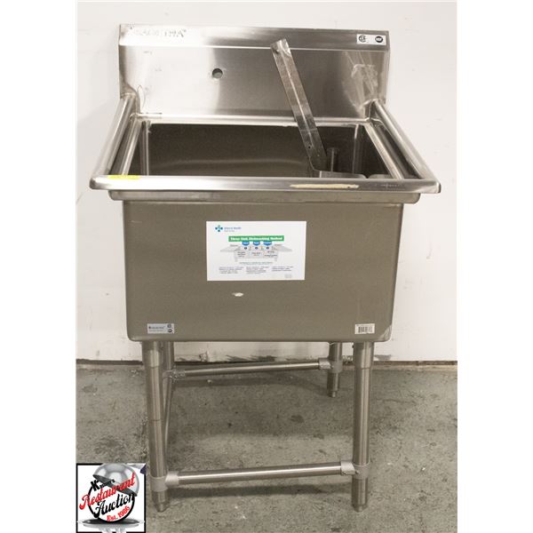 SAGRTRA 24" X 24" X 14" SINGLE WELL SINK